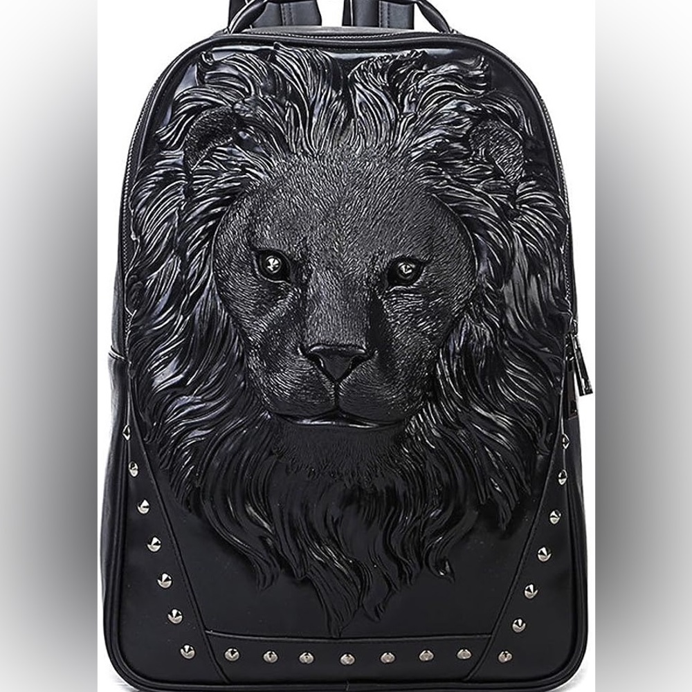 KIISY 3D Lion Laptop Backpack —NWT